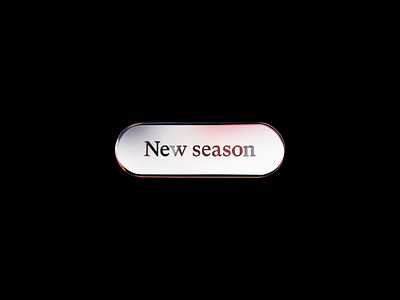 New Season 3d Badge 3d after effects animation cinema 4d design visual art visual design