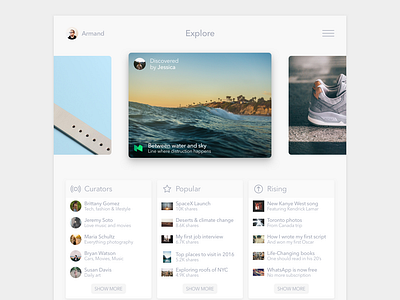 Explore by Armand Chakhalyan on Dribbble