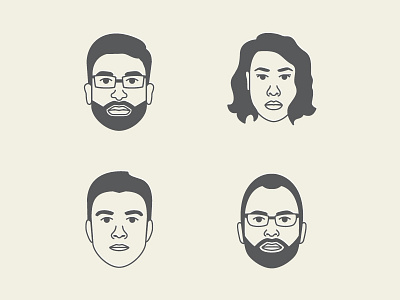 Design Team character icons media nji media people portrait team