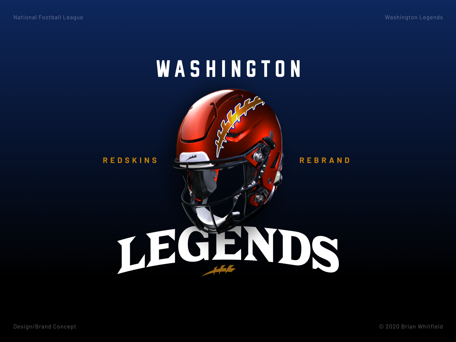 Washington Nationals - Football Rebrand Collection