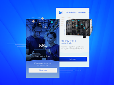 QRL Genesys: Design Concept and Brand Refresh case study dell devices qrl redesign servers ui