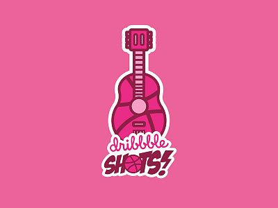 Debuts / Shots / Playoff Dribbble Sticker Pack By Gotoenjoy cute debuts dribbble firstshots illustration music popular vector