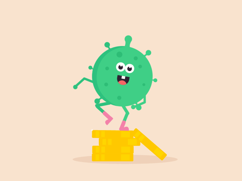 Coronavirus #2 animation animation design character design characters colourscheme covid19