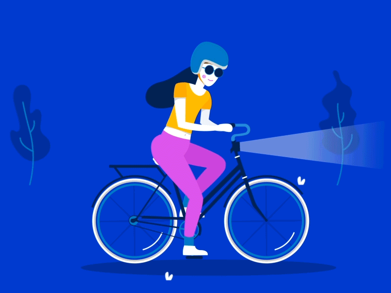 Cycling animation characters colourscheme walkcycle