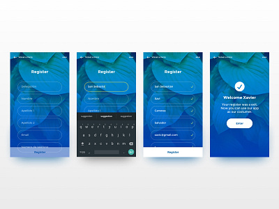 Corporative App design concept 3