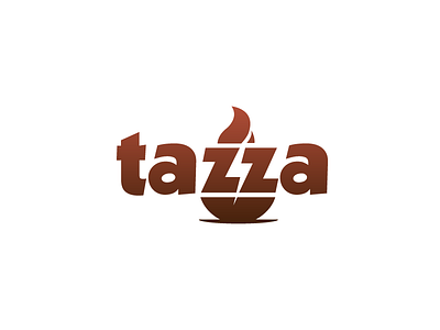 Tazza - Daily Logo Challenge #02 cafe coffee coffee shop daily logo challenge design energy graphics logo logo challenge logotype lounge shop
