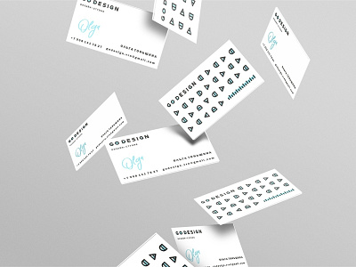 Go Design card brand identity logo logotype