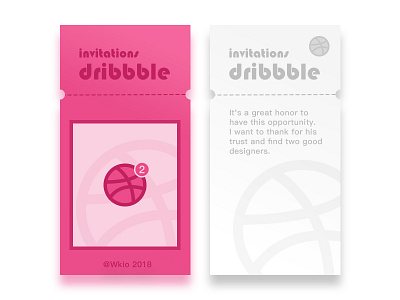 Two Dribbble Invites dribbble ui ai ps design web invites
