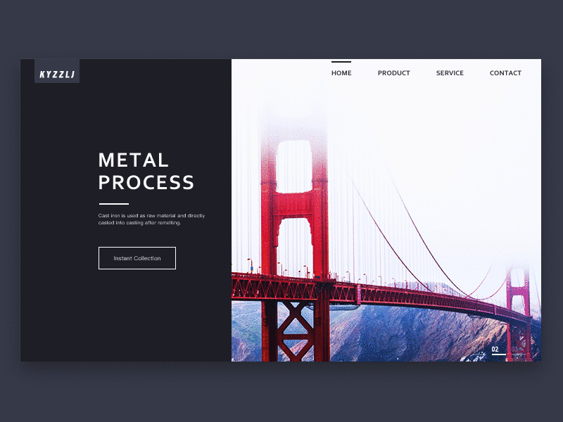 Page effect display bridge clean design famous home sketch steel web webdesign webpage website