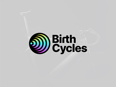 Birth Cycles | Logo design bicycle brand brand design branding cycle design gradient identity identity design logo logo design logotype minimal startup track