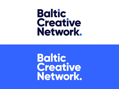 BCN | Logo design baltics blue brand branding community community logo creative design flat logo logo design logotype minimal network simple startup typography