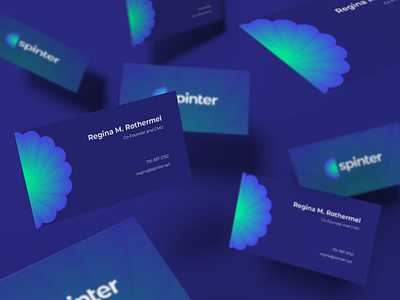 Spinter business card | Identity design