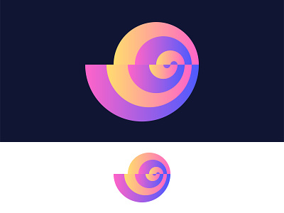 Snail | Logo design brand branding design flat gradient idenity identity design logo logo design logo mark logo symbol logotype mark modern simple snail startup symbol vector