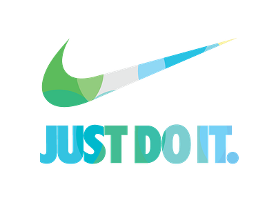 Nike logo V2 - colorful effect design graphic graphic design logo
