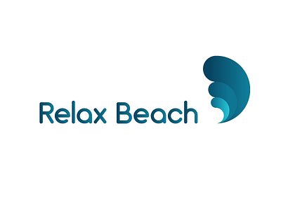 Relax Beach Logo - V1 beach brand branding design graphic graphic design logo