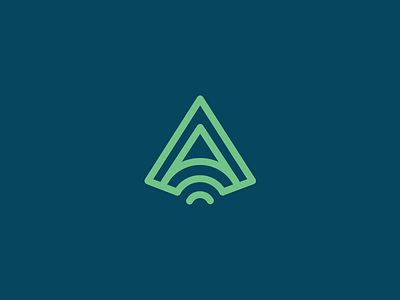A Letter Logo a letter branding creative design illustration logo logos mark minimalist logo