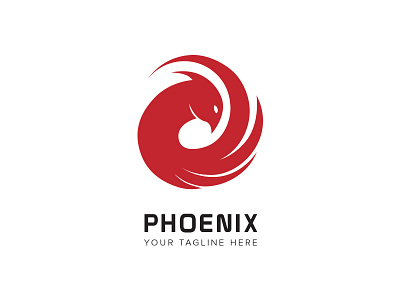 Phoenix Logo animal bird eagle falcon fly phoenix wings