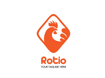 Rotio Logo chicken creative crest hen hotel logo restra