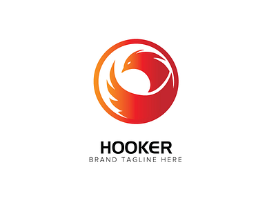 Hooker Logo animal bird branding fire logo logos mascot vector