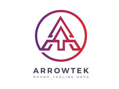 Arrowtek Logo accurate agency arrow business forward logo point target