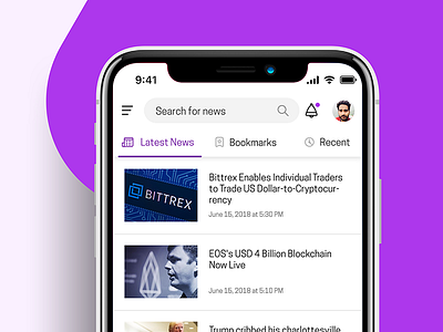 News App UI