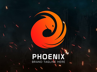 Bird Logo animal bird creative fire fly iconic logo logos phoenix wings