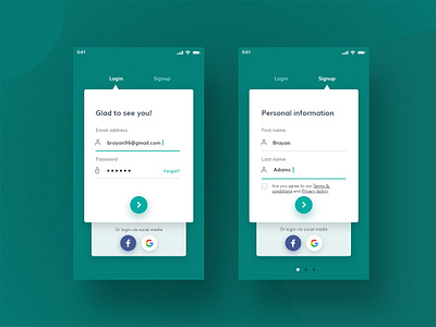 App Login UI app design clean design login design minimalistic signup simple ui ux ui design