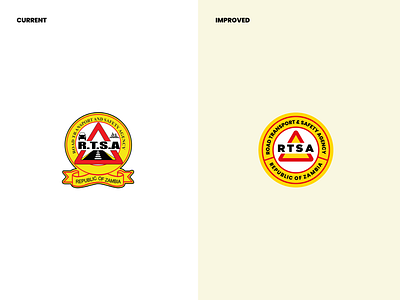 Old vs New RTSA logo brand identity branding corporateidentity graphic design icon illustration illustrator logo minimalistic ui