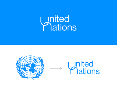 UN logo rebrand - proposal brand identity branding logo design logo designer logo icon logo identity logo rebrand logo redesign logo remake logos united nations logo