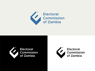 ECZ logo brand identity branding electoral graphic design logo logo design logo designer logos minimalistic rebrand