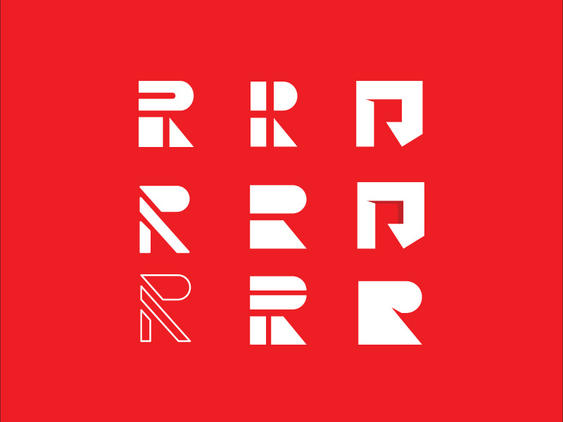 R Variations brand identity graphicart branding graphic design logo