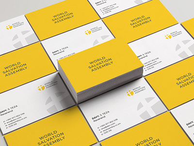 WSA Business card design brand identity business card graphic design minimalism