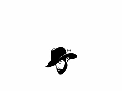 Cowboy cowboy hat cowboys vector corporateidentity minimalistic illustrator brand identity graphic design