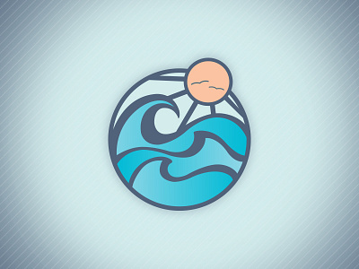 Wave Icon art design icon illustration sun vector wave waves