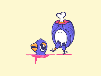 Shit Happens, part duex. art behance birds bluebird design illustration illustrator vector art