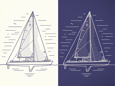 SC 70 Sailboat illustration