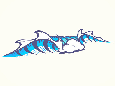 Wave illustration illustration ocean pacific vector water wave waves