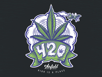 Four Twenty Tshirt 420 art design leaf marijuana pot