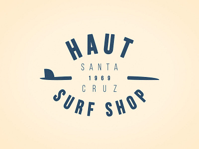 Haut Surfshop Logo (WIP) art design logo mark surf surfing surfshop