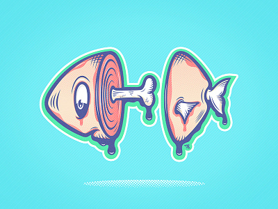 Fresh Fish art design fish illustration vector