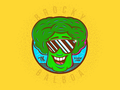 Brocky Balboa brocolli character illustration rocky balboa veggies