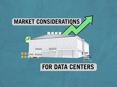 Data Centers Style Frame infographic mixed media realestate texture vector