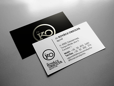 Dr.KO lawyer attorney business card lawyer monogram