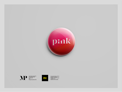 Pink badge badge fashion gradient logo logodesign pink