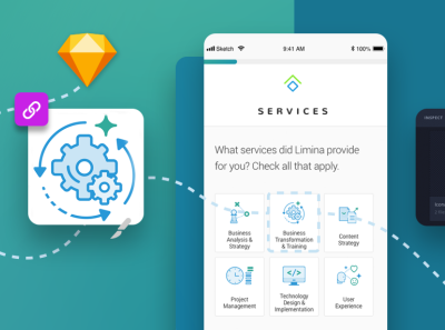 Asset Cascade Flow abstract design library illustration invision master symbol process sketch