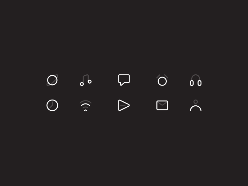 Icons by Lalit Barai on Dribbble