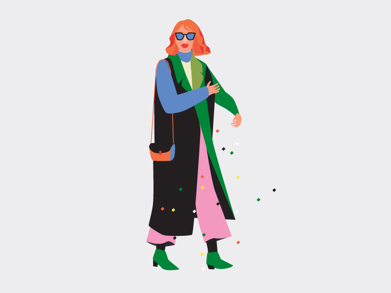 Cool woman 1 (Be bold) by Yoonhee Boo on Dribbble