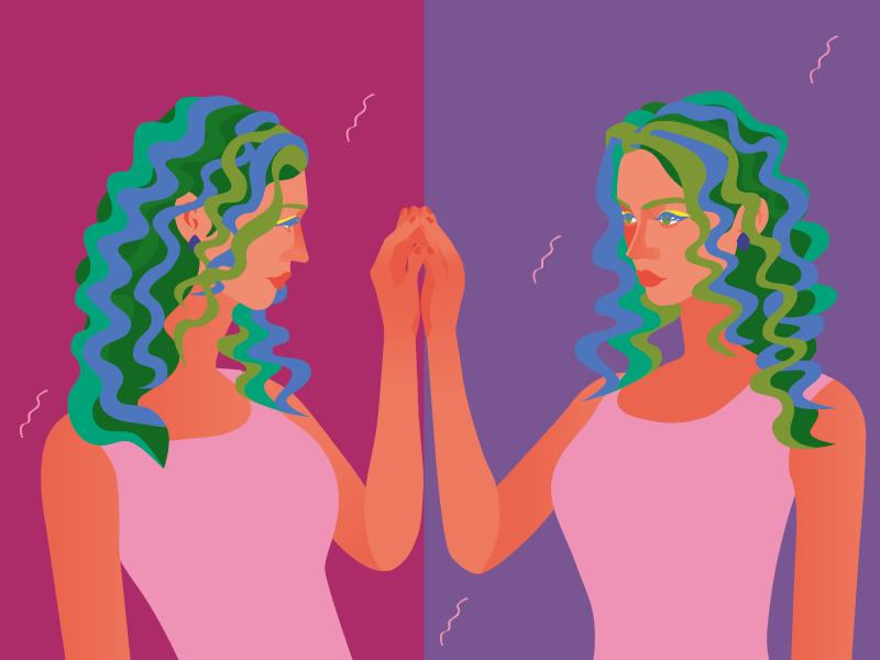 Beyond the Mirror 2 (거울 너머 2) by Yoonhee Boo on Dribbble