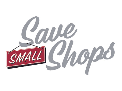 Save Small Shops logo logo design