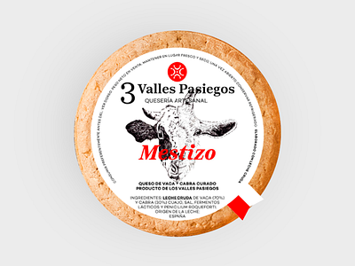 Etiqueta "Mestizo" packaging illustration